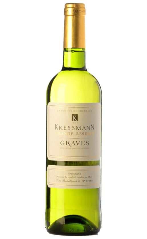 Kressmann Grande Reserve Graves Blanc 2016