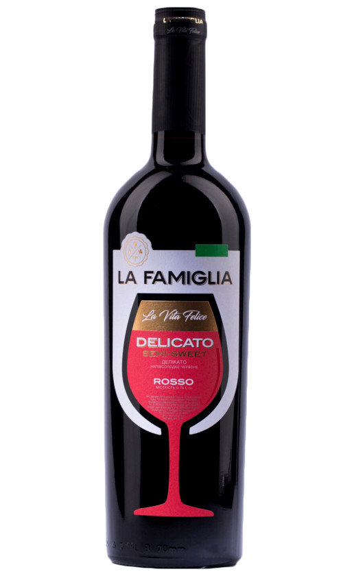 La Famiglia Delicato Rosso Semi-Sweet