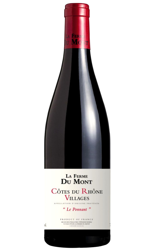 La Ferme Du Mont Le Ponnant Cotes du Rhone Villages 2013