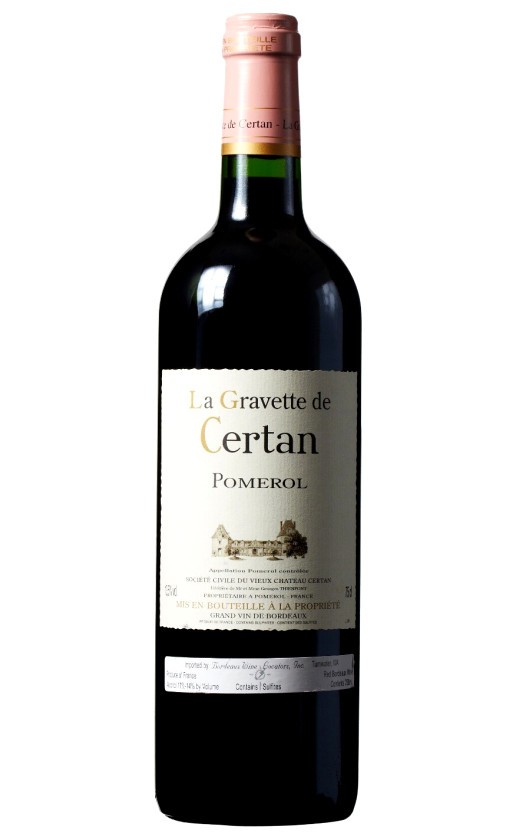 La Gravette de Certan Pomerol 2009