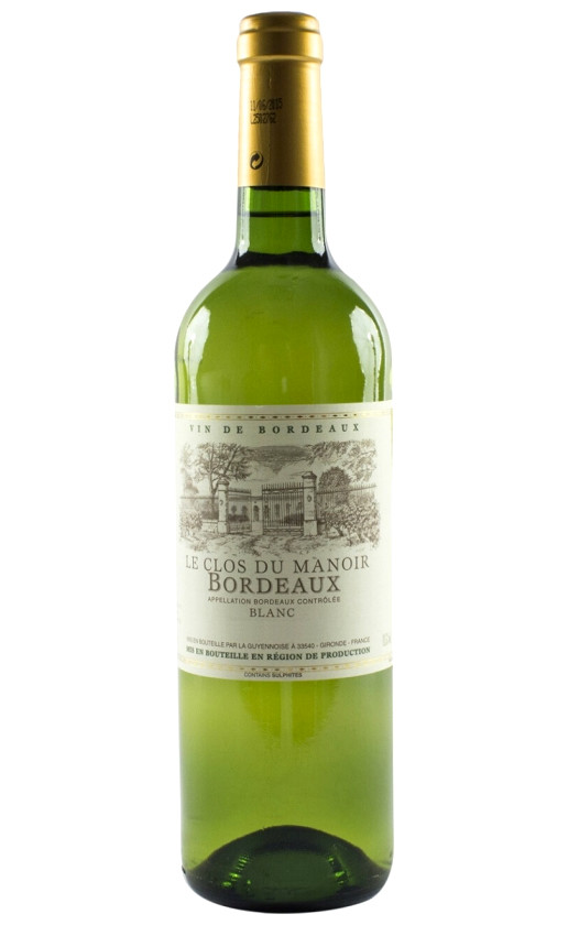 La Guyennoise Le Clos du Manoir Bordeaux Blanc