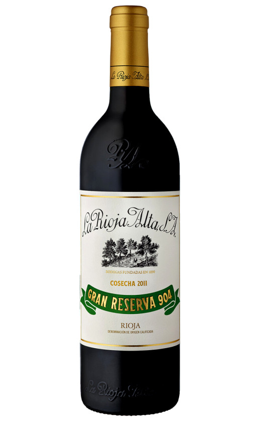 La Rioja Alta Gran Reserva 904 Rioja 2011