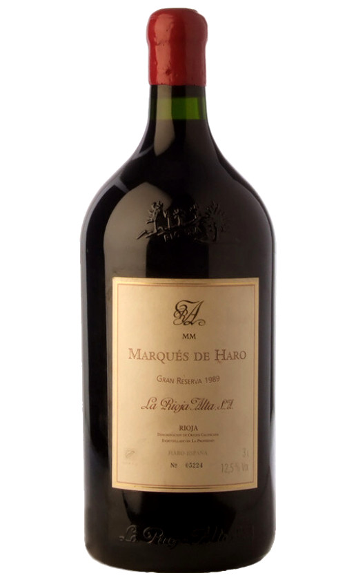 La Rioja Alta Marques de Haro Gran Reserva 1989