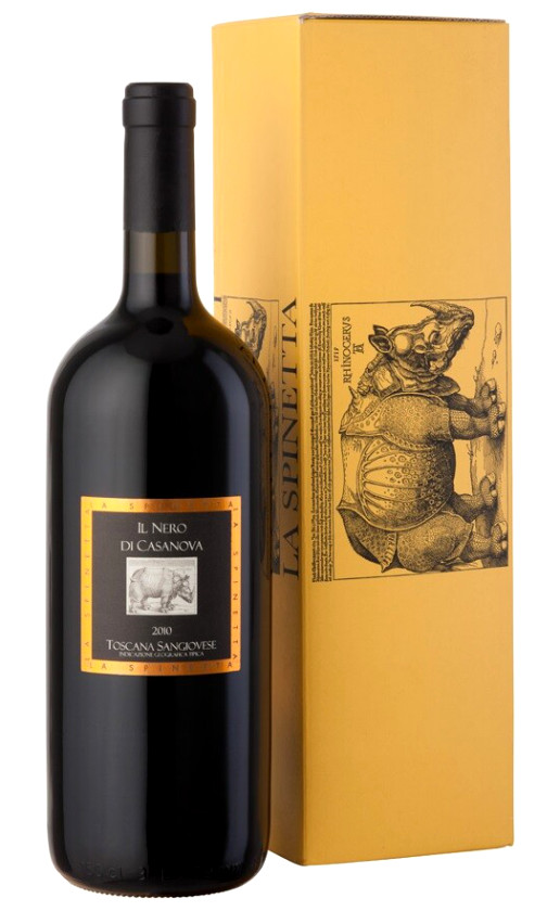 La Spinetta Sangiovese Il Nero Di Casanova Toscana 2010 gift box