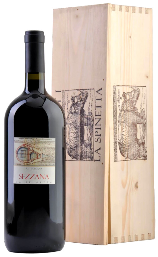 La Spinetta Sezzana Toscana 2003 wooden box