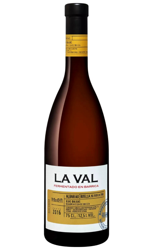 La Val Fermentado en Barrica Albarino Rias Baixas 2016