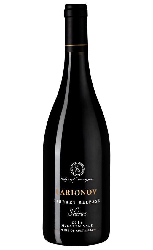Larionov Library Release Shiraz McLaren Vale 2018