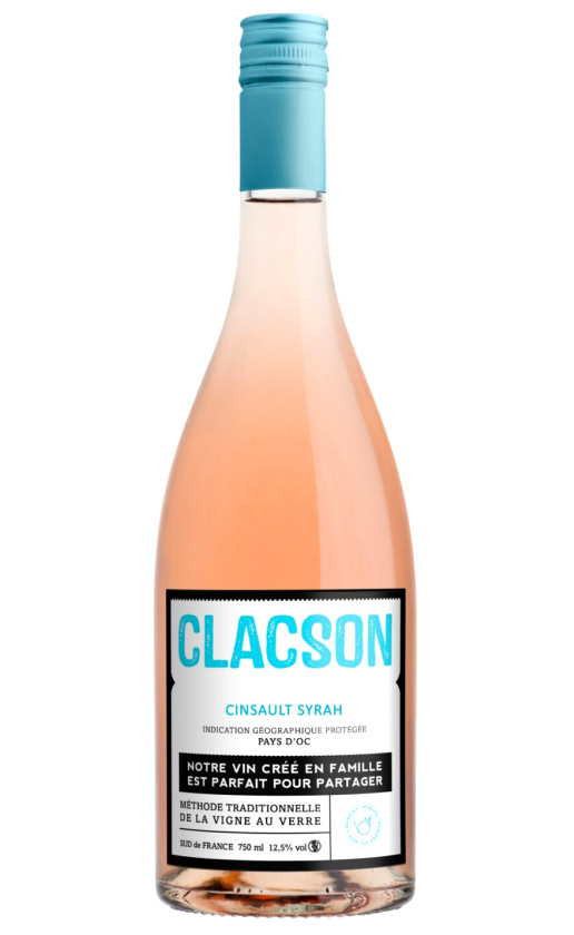 Laurent Miquel Clacson Cinsault-Syrah Pays d'Oc 2019