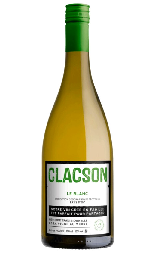 Laurent Miquel Clacson Le Blanc Pays d'Oc 2019