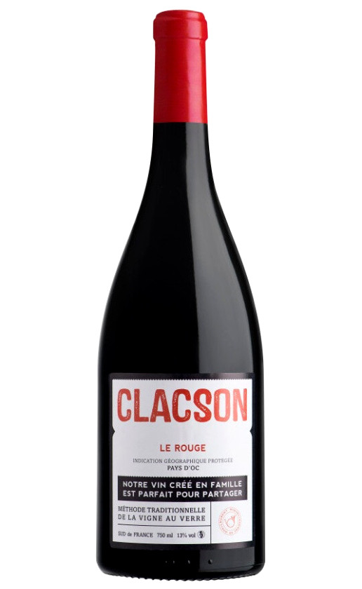 Laurent Miquel Clacson Le Rouge Pays d'Oc 2019