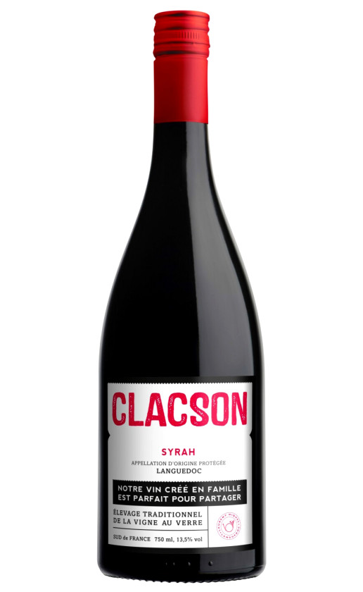 Laurent Miquel Clacson Syrah Languedoc 2019