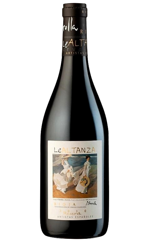 Le Altanza Artistas Espanoles Sorolla Reserva Rioja 2010