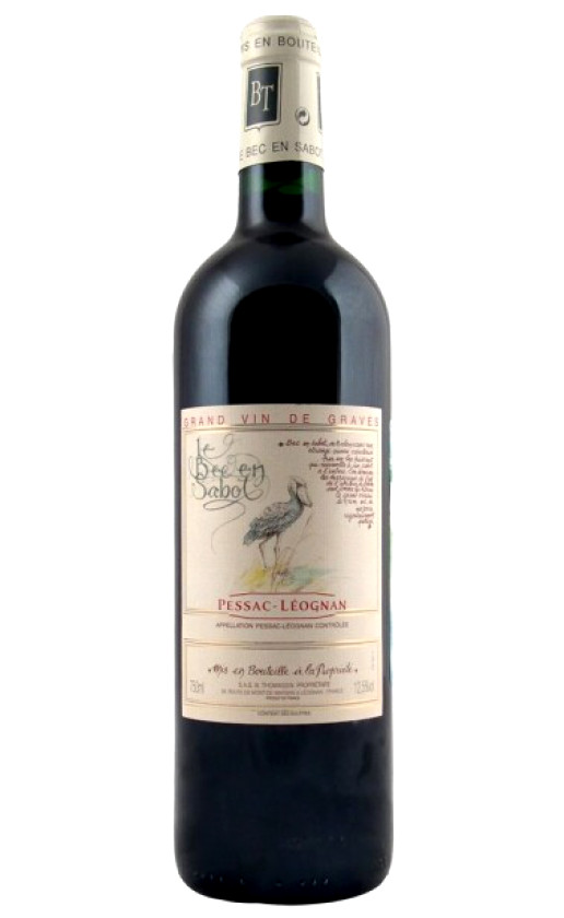 Le Bec en Sabot Pessac-Leognan 2009