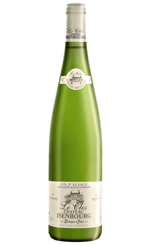 Le Clos du Chateau Isenbourg Pinot Gris La Vigneray Alsace 2004