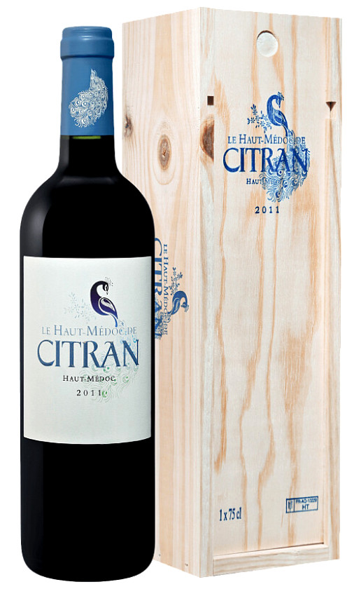 Le Haut-Medoc de Citran Haut-Medoc 2011 wooden box