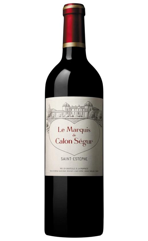 Le Marquis de Calon Segur Saint-Estephe 2017