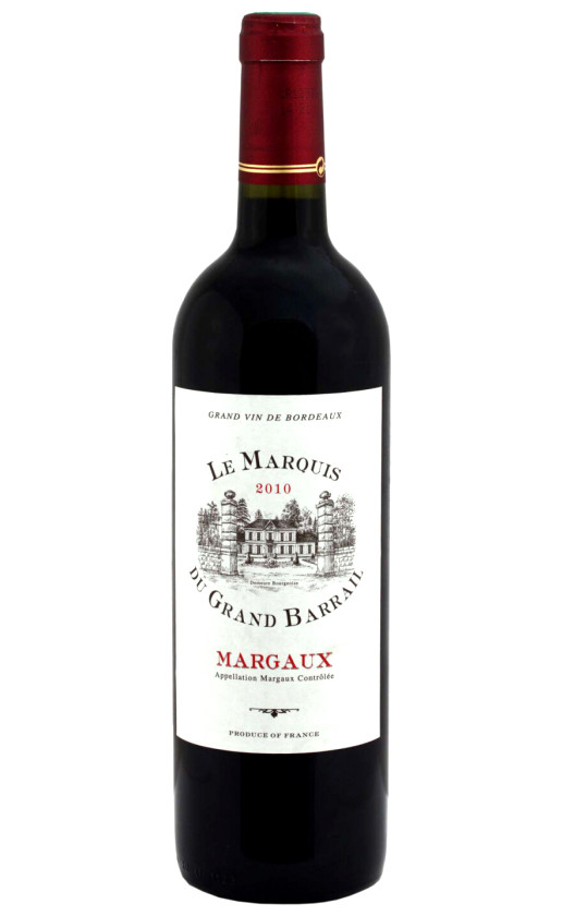 Le Marquis Du Grand Barrail Margaux 2010