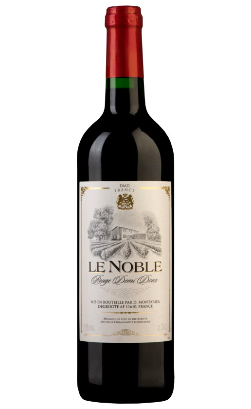Le Noble de France Rouge Demi Doux