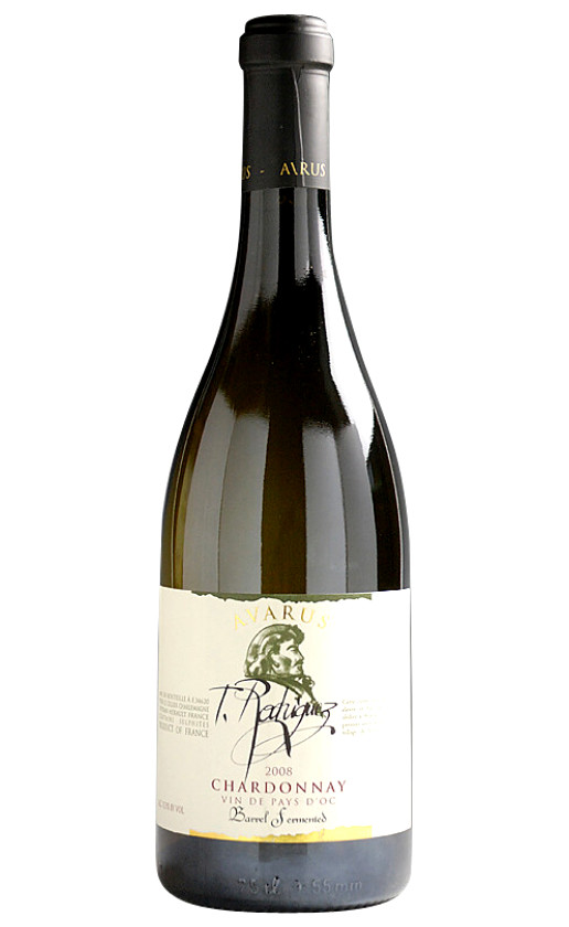 Le Prieure Saint Sever Avarus Chardonnay VdP d'Oc 2008