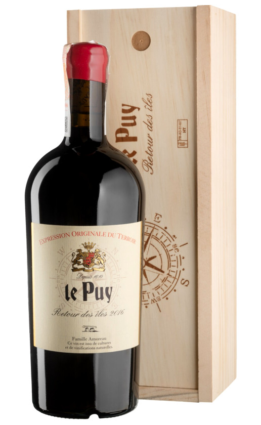 Le Puy Retour des Iles 2016 wooden box
