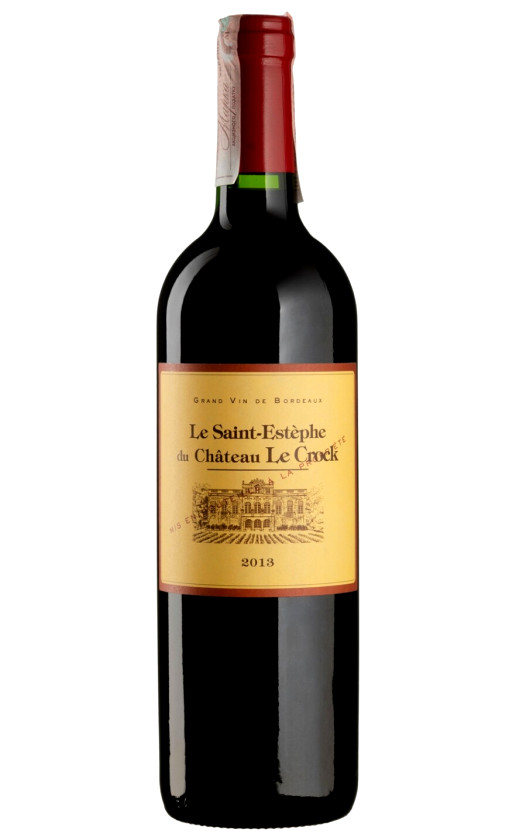 Le Saint-Estephe du Chateau le Crock 2013
