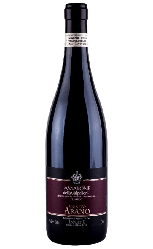 Le Salette Vigneto Arano Amarone della Valpolicella Classico 2007
