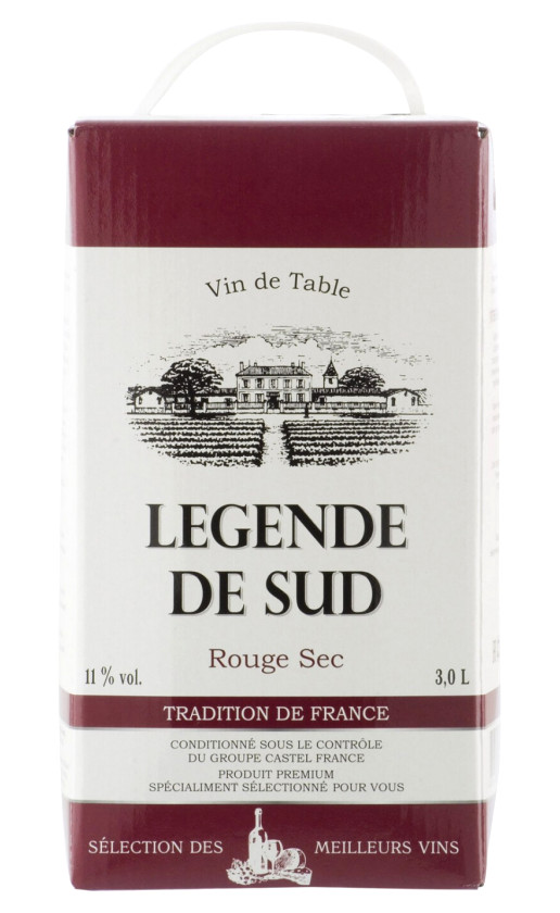 Legende De Sud Rouge Sec