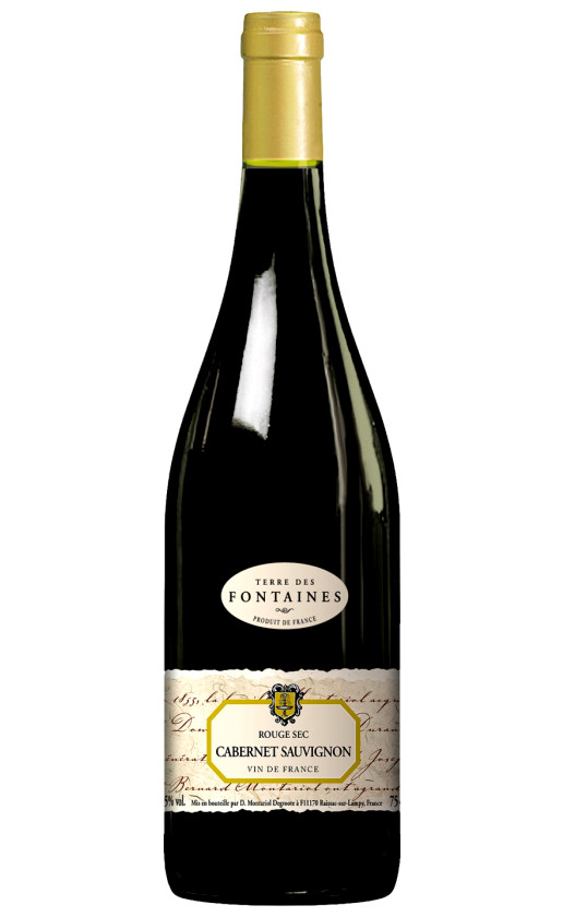 Les Domaines Montariol Degroote Terre des Fontaines Cabernet Sauvignon 2014