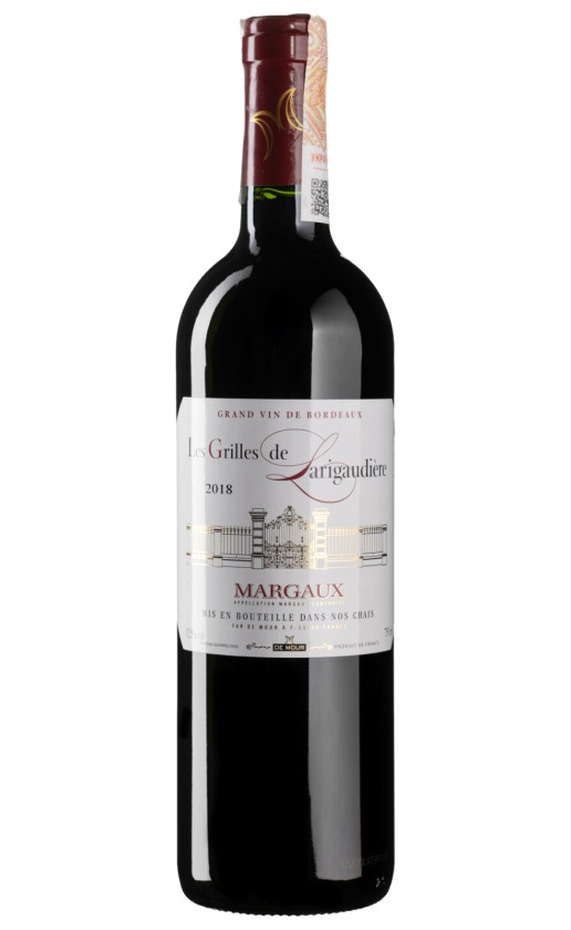 Les Grilles de Larigaudiere Margaux 2018