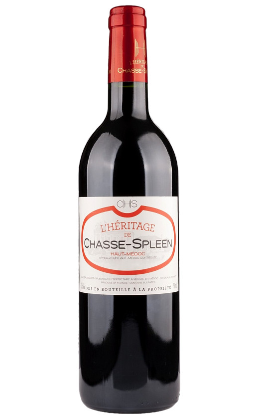 L'Heritage de Chasse-Spleen Haut-Medoc 2015