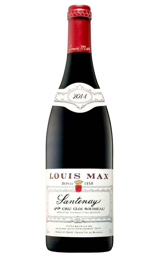 Louis Max Santenay Premier Cru Clos Rousseau 2014