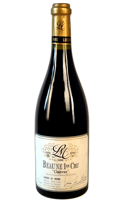 Lucien Le Moine Beaune Premier Cru Greves 2008