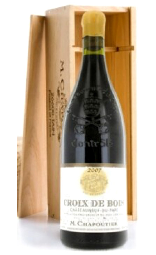 M. Chapoutier Chateauneuf-du-Pape Croix de Bois 2007 gift box