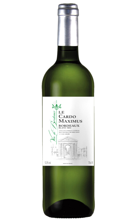 Maison Bouey Le Cardo Maximus Blanc Bordeaux