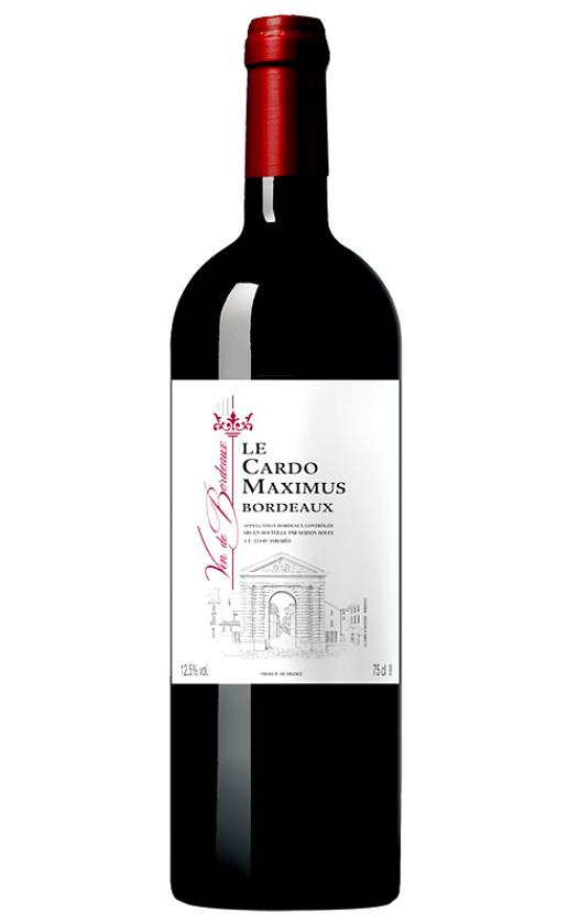 Maison Bouey Le Cardo Maximus Rouge Bordeaux