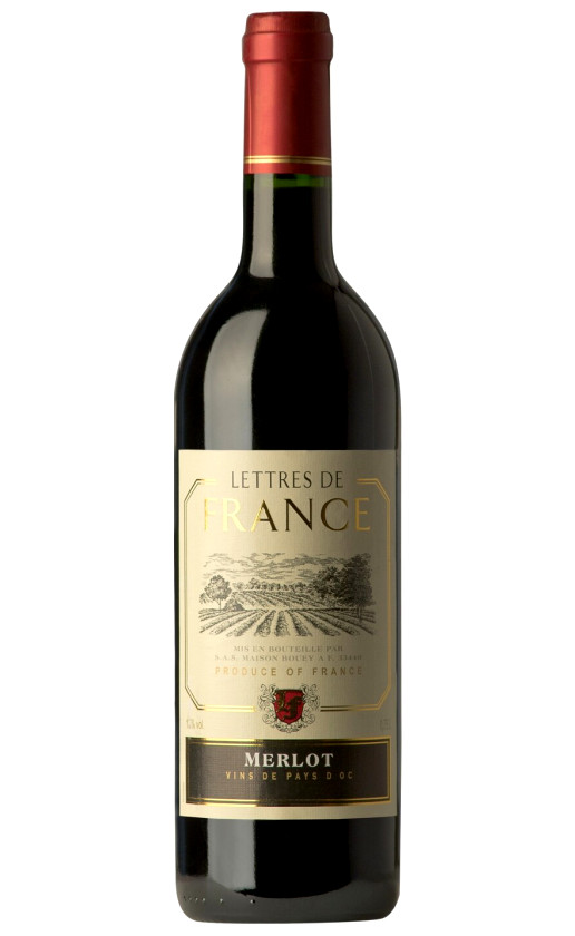 Maison Bouey Lettres de France Merlot VdP 2010