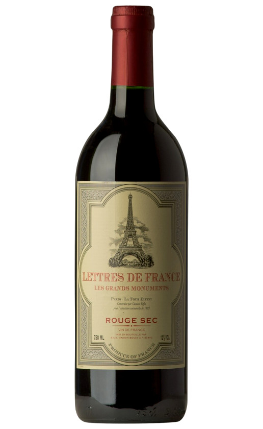 Maison Bouey Lettres de France Rouge Sec