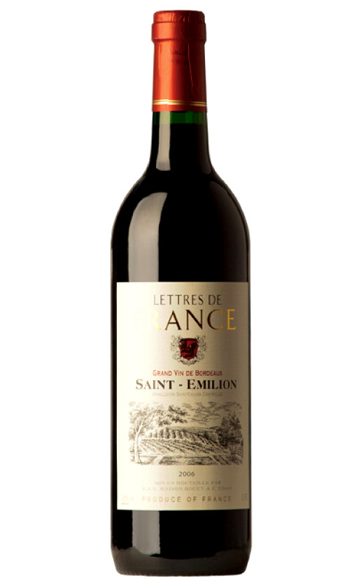 Maison Bouey Lettres de France Saint-Emilion 2006