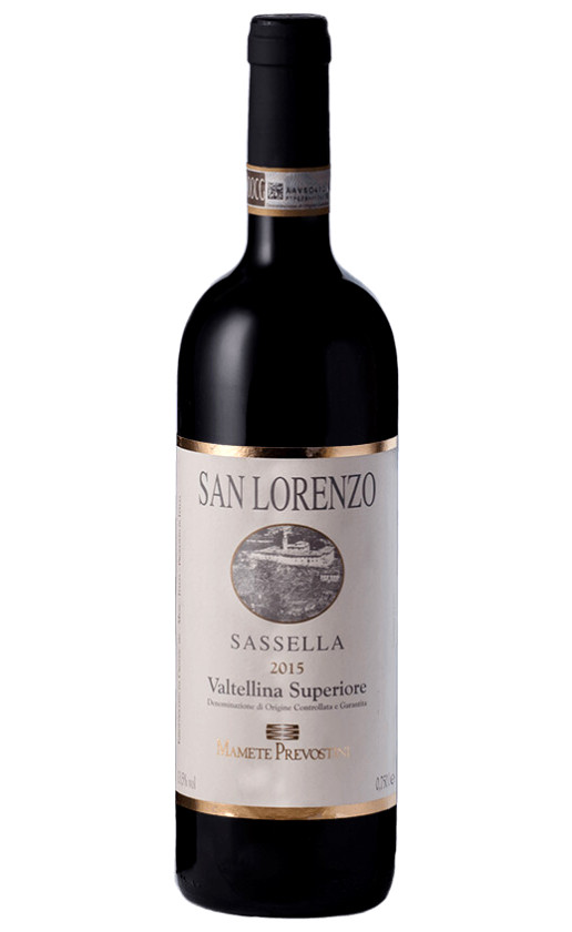 Mamete Prevostini San Lorenzo Valtellina Superiore Sassella 2015