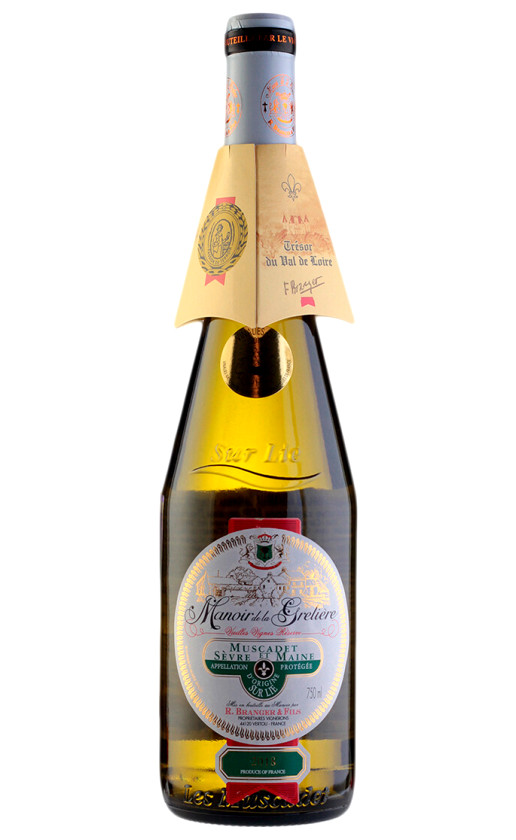 Manoir de la Greliere Muscadet Sevre et Maine Sur Lie 2018