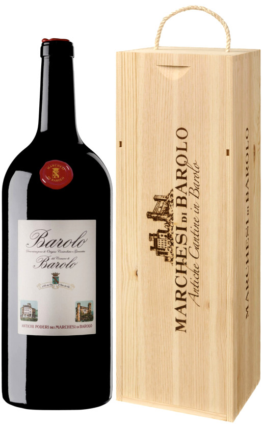 Marchesi di Barolo Barolo del Commune di Barolo 2014 wooden box
