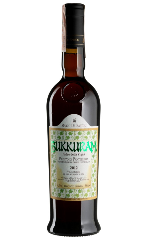 Marco De Bartoli Bukkuram Padre della Vigna Passito di Pantelleria 2012