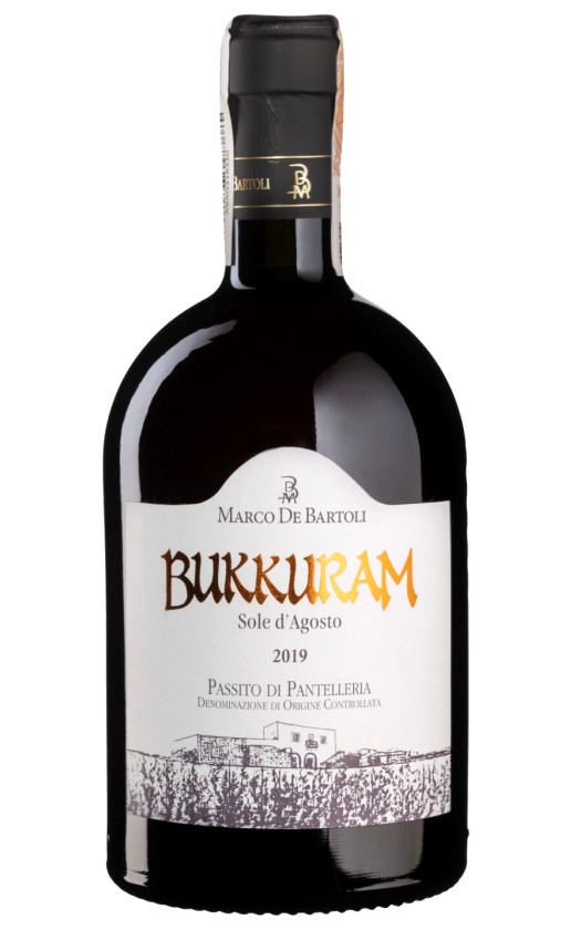 Marco De Bartoli Bukkuram Sole d'Agosto Passito di Pantelleria 2019