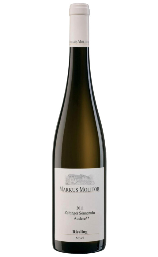 Markus Molitor Riesling Zeltinger Sonnenuhr Auslese** 2011