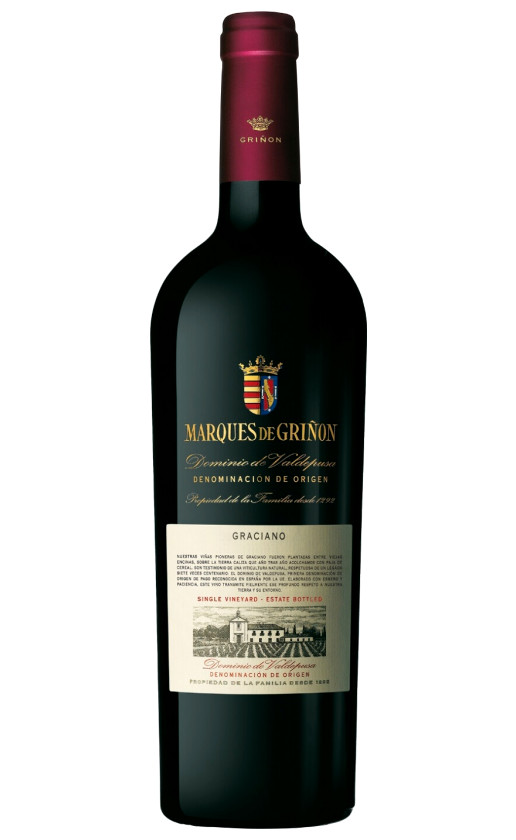 Marques de Grinon Graciano Dominio de Valdepusa 2013