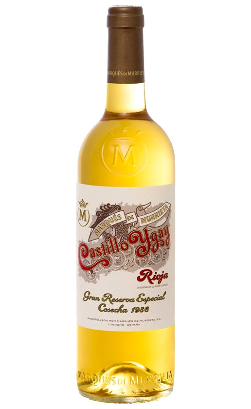 Marques de Murrieta Castillo Ygay Blanco Gran Reserva Especial 1986