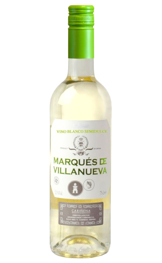 Marques de Villanueva Blanco Semidulce Carinena