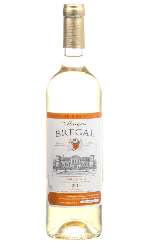 Marquis Bregal Blanc Moelleux Bordeaux 2014