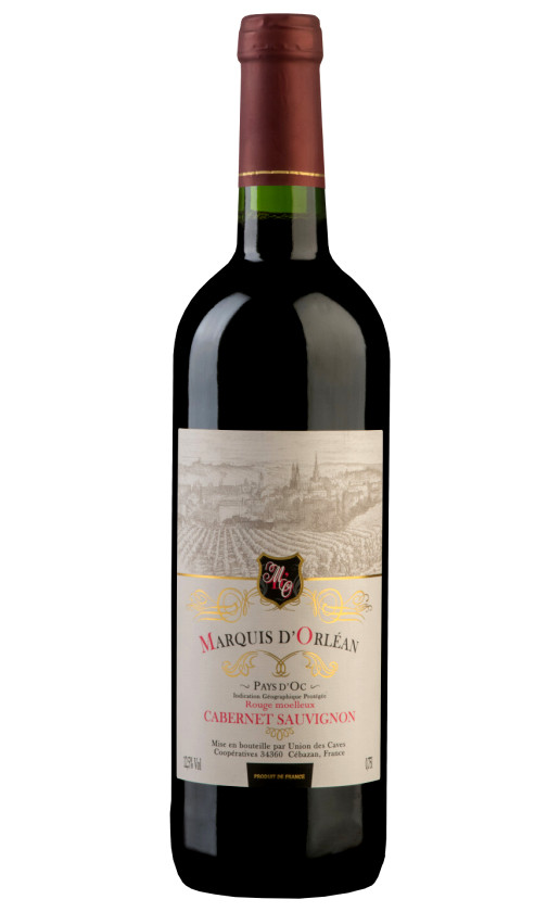 Marquis d'Orlean Cabernet Sauvignon Moelleux Pays d'Oc