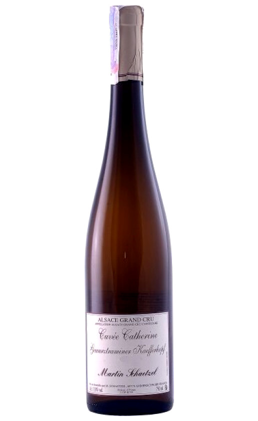 Martin Schaetzel Gewurztraminer Cuvee Catherine Alsace Grand Cru 2011